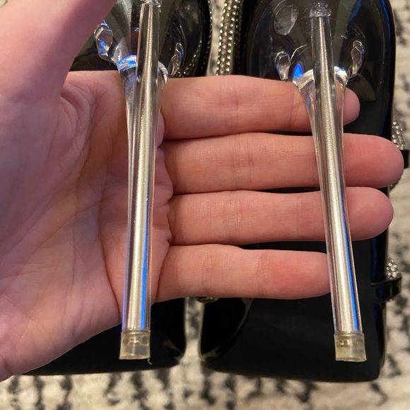 Azalea Wang Diamond Drip Faux Patent Leather Bootie - Picture 11 of 12